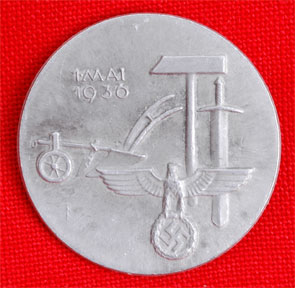 1936 May Day Badge