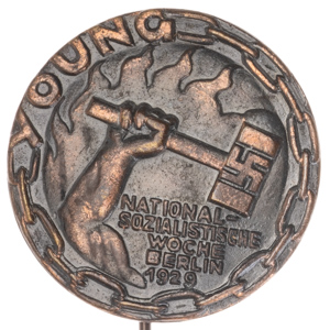 1929 Anti Young Plan Stickpin