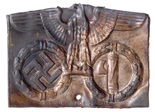 Italy German Visit Badge rev