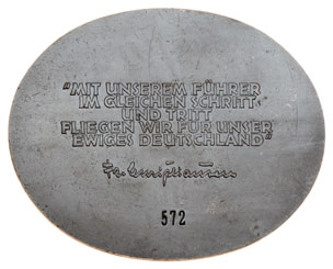 Glider Competition Table Medal 572